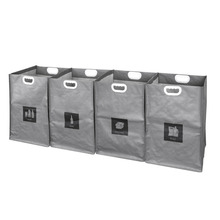 Sorteringspåsar Papp/Glas/Pant/Plast 4-pack
